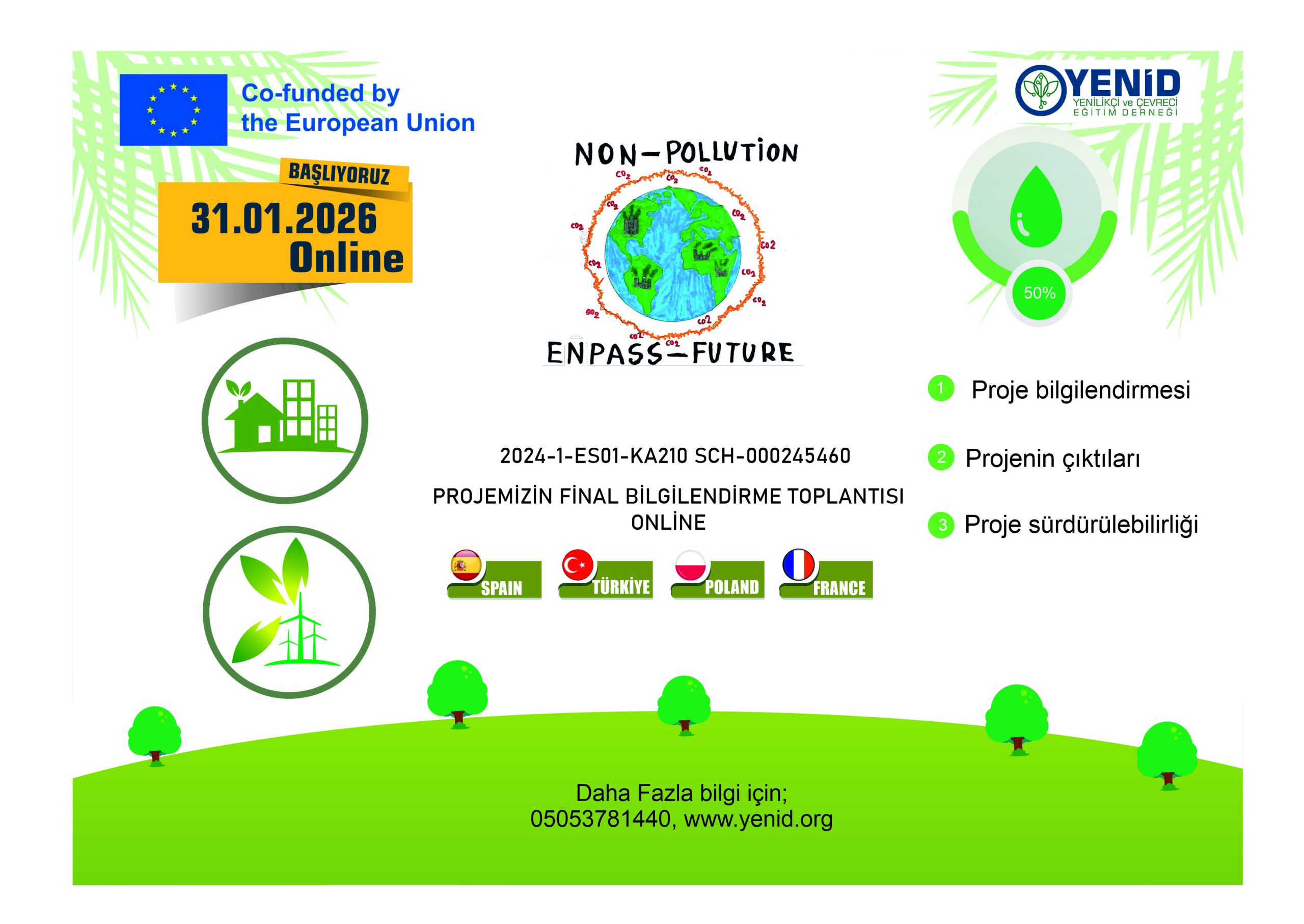 The final information meeting for our project 2024-1-ES01-KA210 SCH-000245460 will be held/Turkish Team