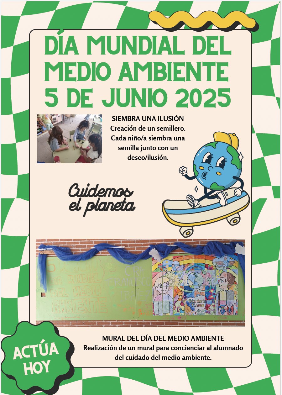 Cra Francisco Ibáñez celebrates World Environment Day. Take action!