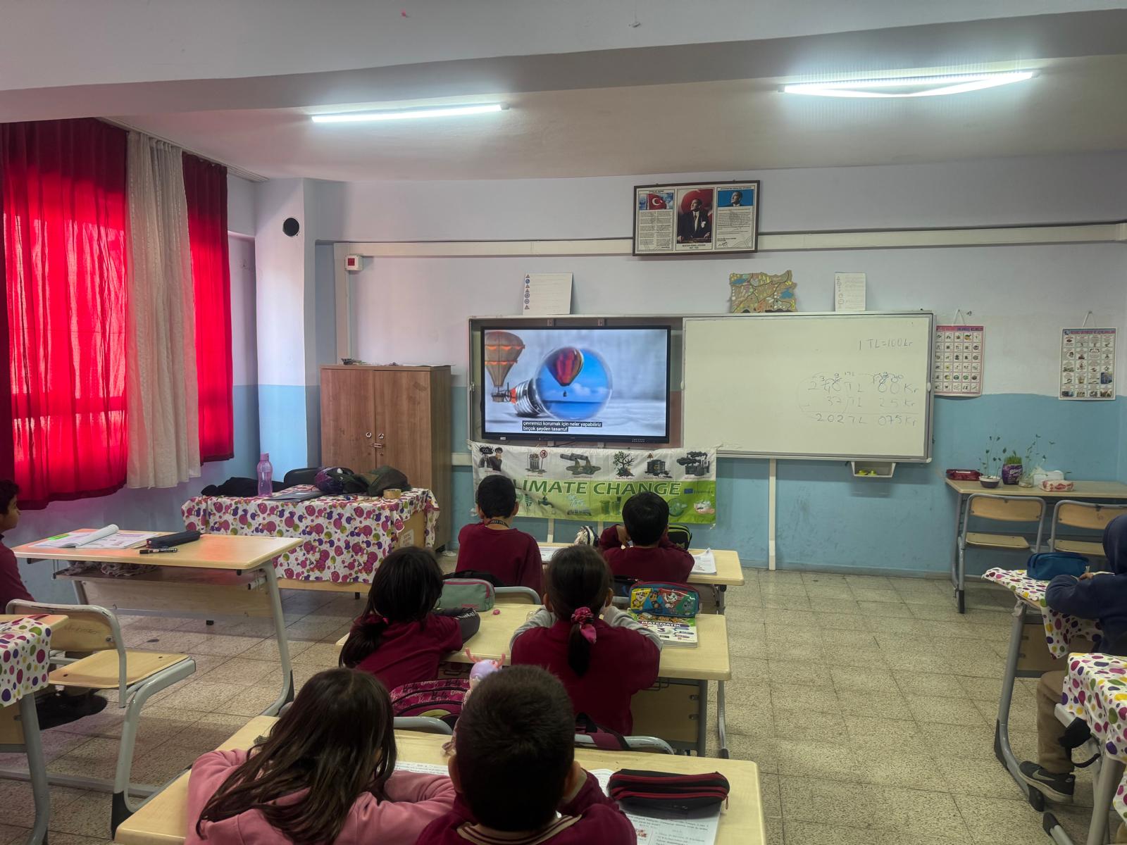 A presentation on climate change was given.